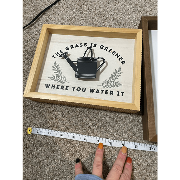 Set of 2 Hobby Lobby Positive Thoughts Positivity Home Decor Signs - Picture 4 of 9